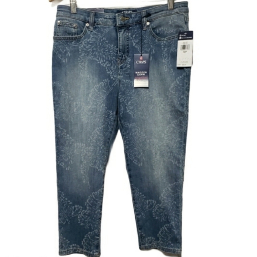 Chaps Sz 10P NWT Madden Capri - Picture 4 of 15